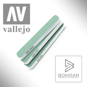 Vallejo 3 Dual-Grit Flexi Sanders 80x30x6mm