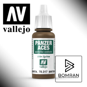Vallejo Panzer Aces British Tank Crew 17ml