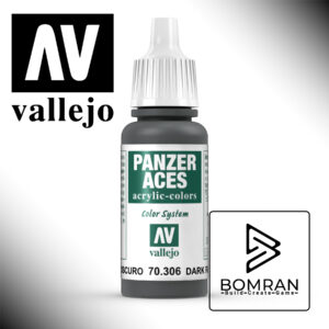 Vallejo Panzer Aces Dark Rubber 17ml