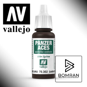 Vallejo Panzer Aces Dark Rust 17ml