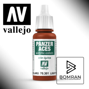 Vallejo Panzer Aces Light Rust 17ml
