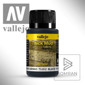 Vallejo Weathering Effects Thick Black Mud 40ml