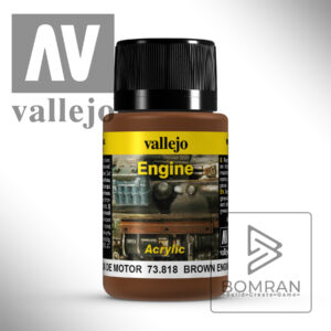 Vallejo Weathering Effects Brown Engine Soot 40ml