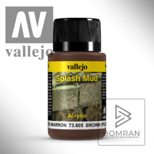 Vallejo Weathering Effects Brown Splash Mud 40ml