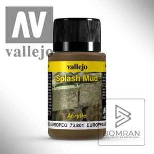 Vallejo Weathering Effects European Splash Mud 40ml