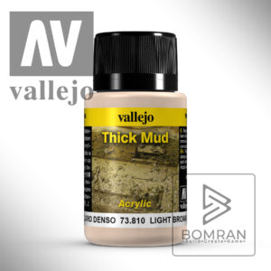 Vallejo Weathering Effects Light Brown Thick Mud 40ml