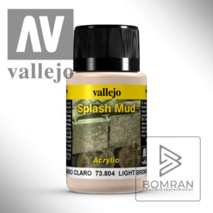 Vallejo Weathering Effects Light Brown Plash Mud 40ml